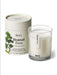 Cream Bonsai Tree candle by Aery displayed next to product packaging on white bacground 