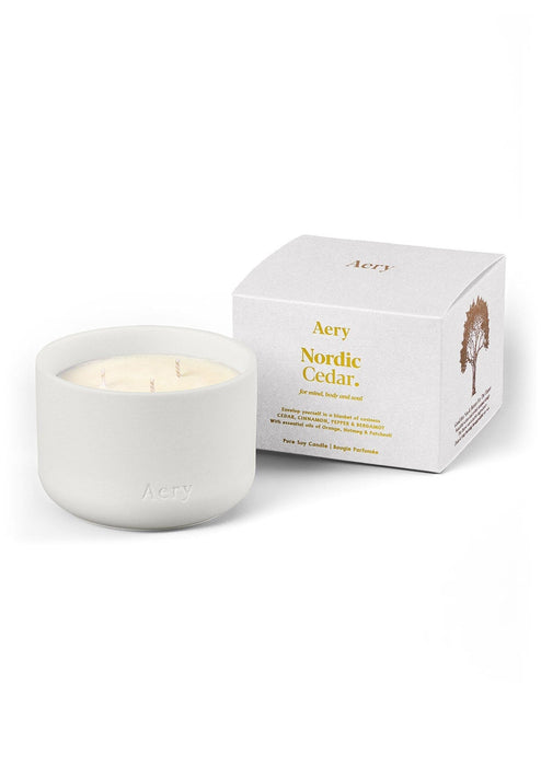 Nordic Cedar Triple Wick Candle 450g Aery Wholesale