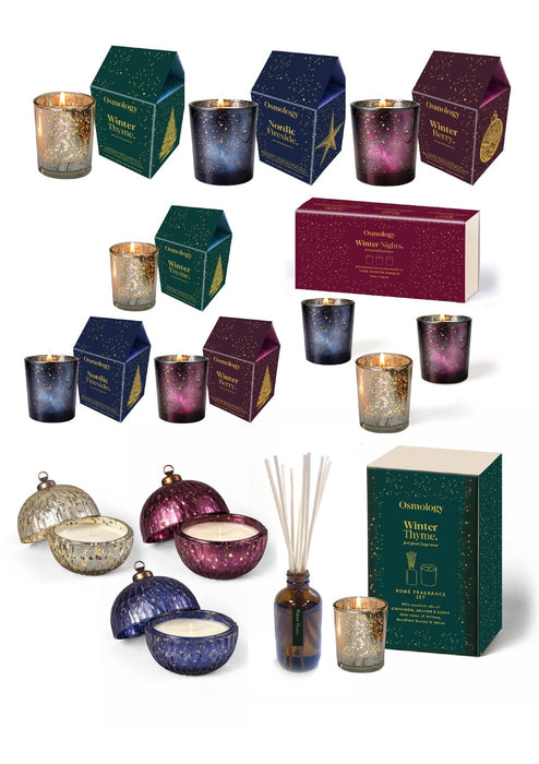 Christmas Starter Pack 6s + FREE 6pk Winter Thyme Gold Candle 200g Aery Wholesale 
