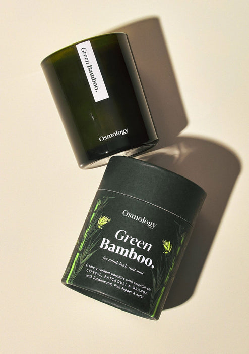 Green Bamboo Scented Candle Botanical Aery Wholesale 