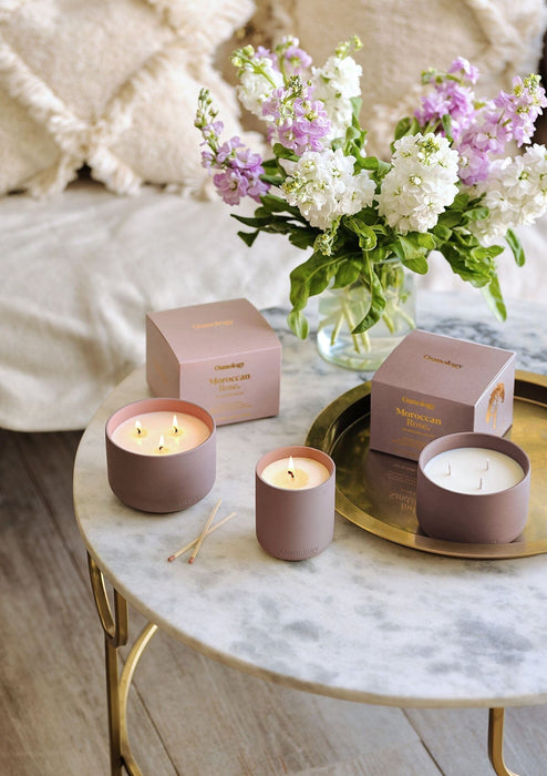 Moroccan Rose Scented Candle Fernweh Collection Aery Wholesale 
