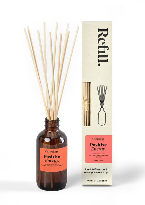 Positive Energy Amber Diffuser Refill Aroma Therapy Aery Living 