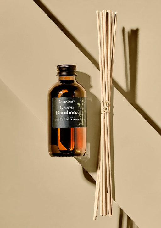 Green Bamboo Amber Diffuser Refill Botanical Aery Living 
