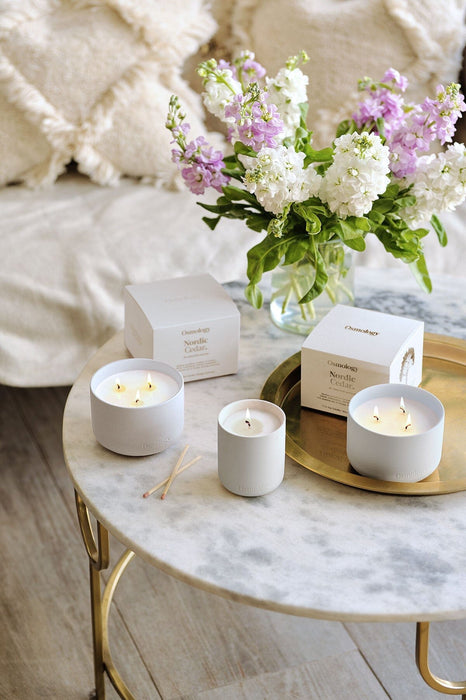 Nordic Cedar Triple Wick Candle Fernweh Collection Aery Wholesale 