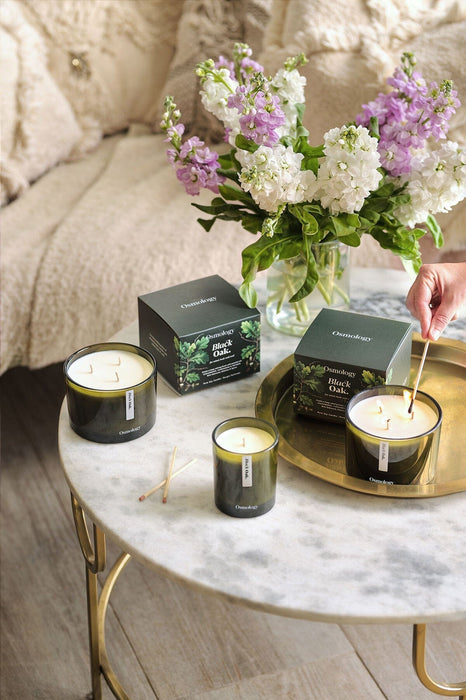 Black Oak Triple Wick Candle Botanical Aery Wholesale 