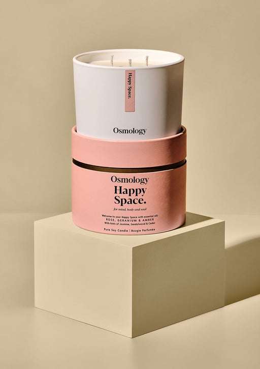 Happy Space Triple Wick Candle Aroma Therapy Aery Wholesale 